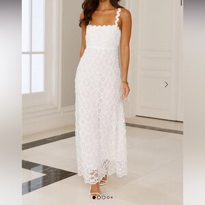 Bridal White Lace Dress